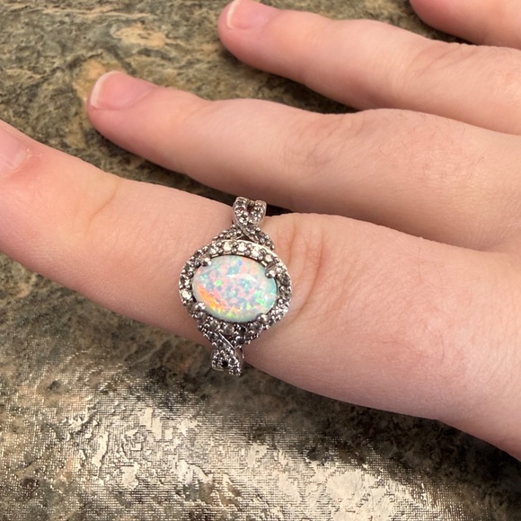 Beautiful opal ring - Picture 6 of 6